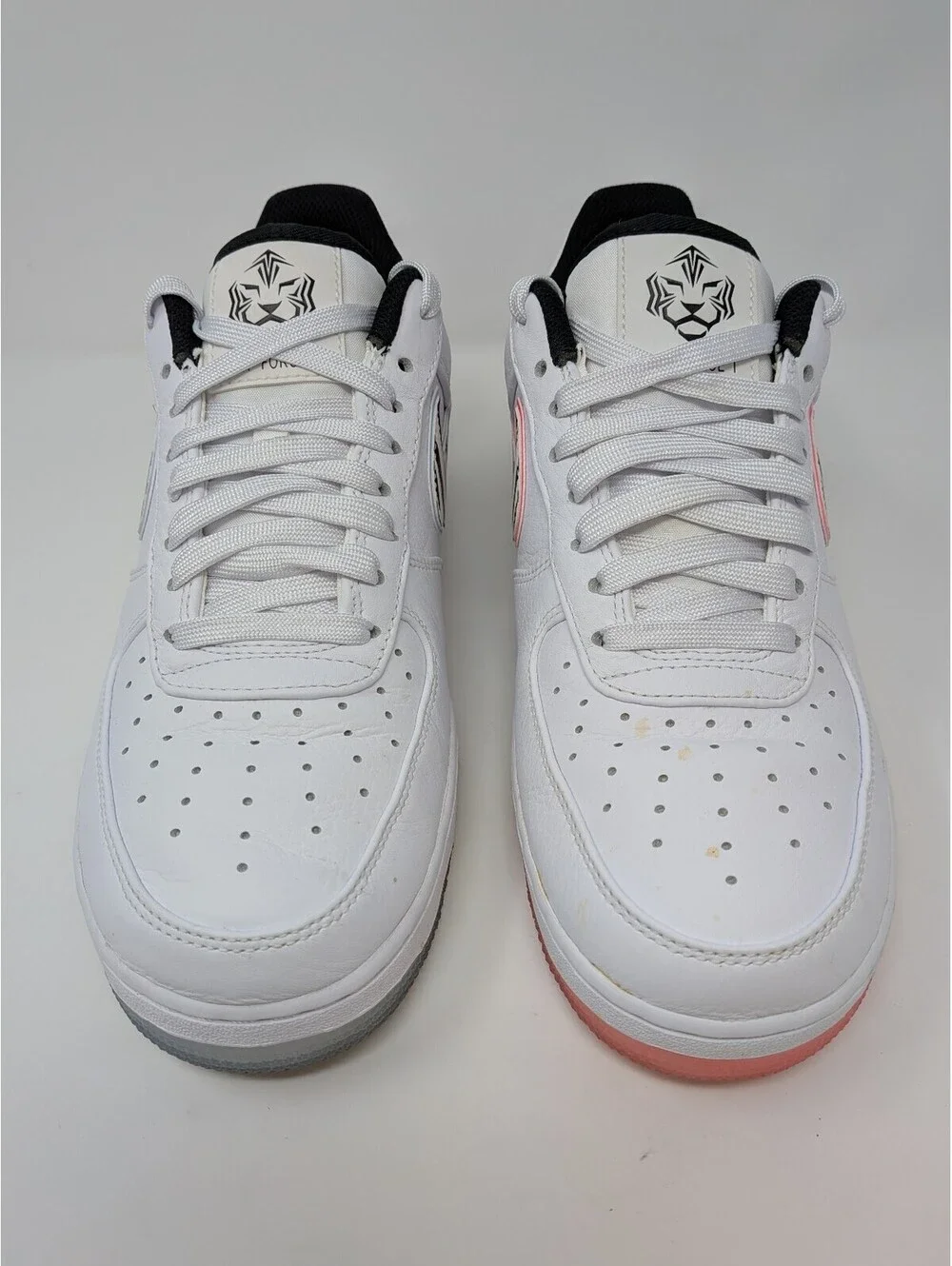 Nike Air Force 1 '07 QS South Korea Men's Size 10 CW3919-100 White Tiger Box